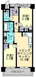 アルファステイツ中庄駅前Ⅱの物件間取画像